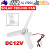 12V Portable Ceiling Fan 3 Blade Caravan Camping