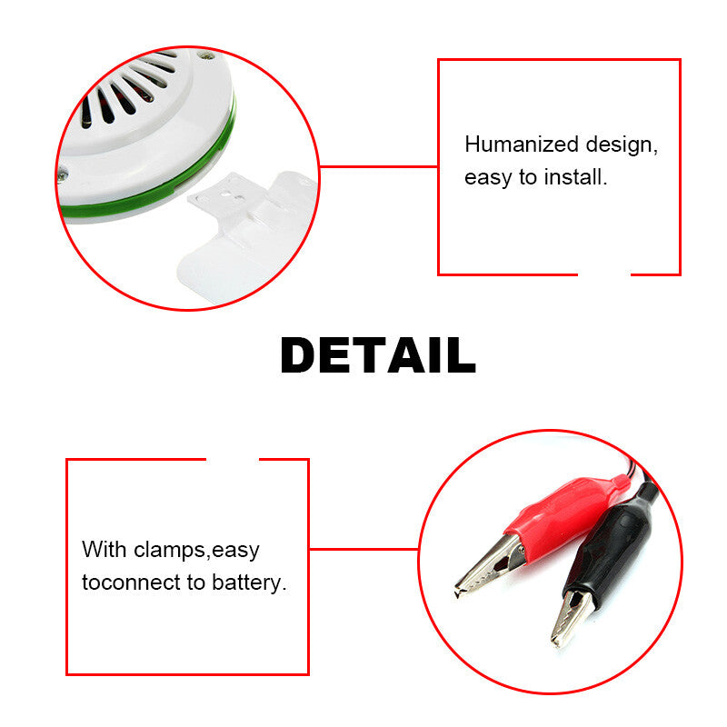 12V Portable Ceiling Fan 3 Blade Caravan Camping