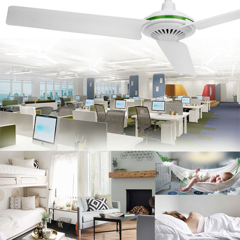 12V Portable Ceiling Fan 3 Blade Caravan Camping