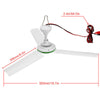 12V Portable Ceiling Fan 3 Blade Caravan Camping