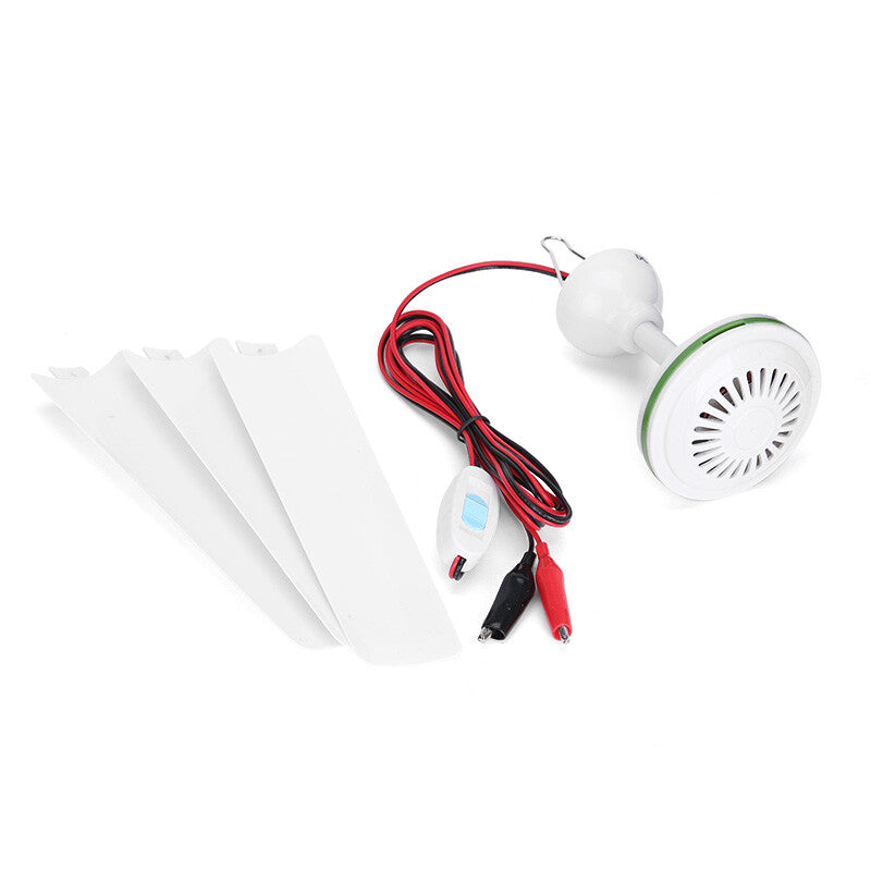 12V Portable Ceiling Fan 3 Blade Caravan Camping