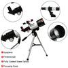 150x Astronomical Telescope with Tripod & Phone Adapter