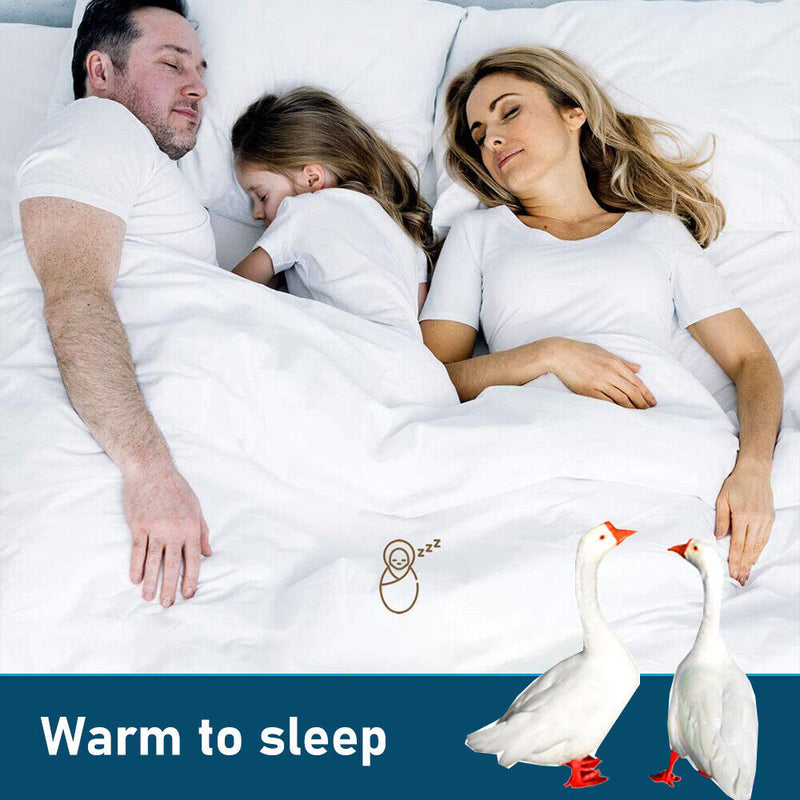 Goose Feather Down Quilt 500 GSM Duvet Doonas King: 240x210cm