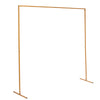 2.2m Gold Square Wedding Arch – Backdrop Display Stand