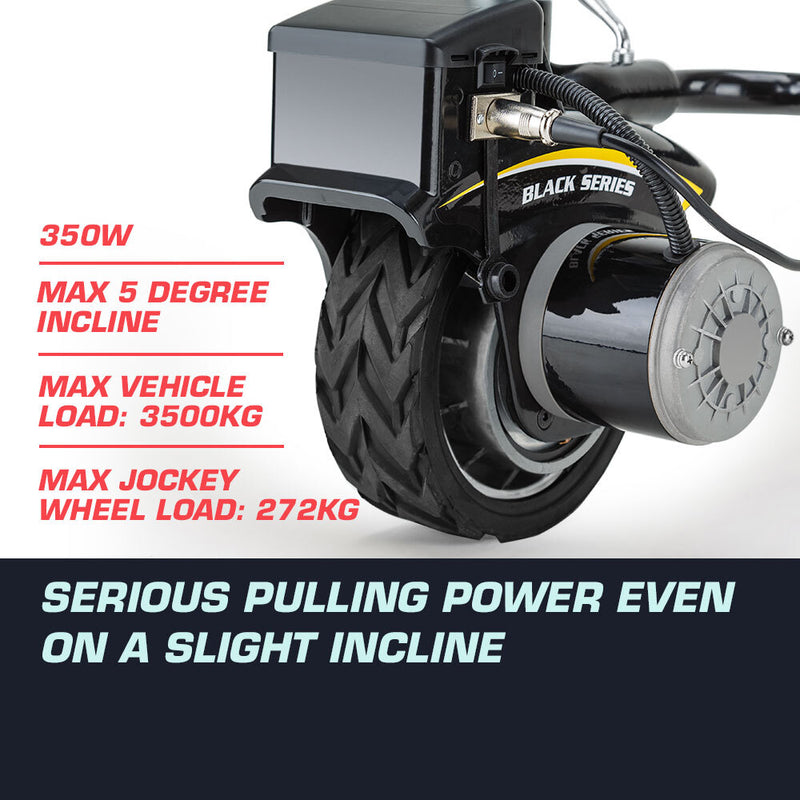 T-REX 12V 350W Motorised Jockey Wheel – Caravan & Trailer