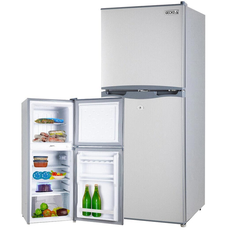 Gecko 125L Portable Upright Fridge – Silver