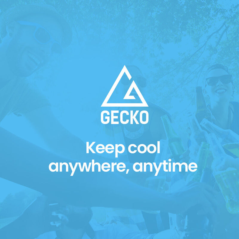 Gecko 142L Upright Portable Fridge Freezer – Black