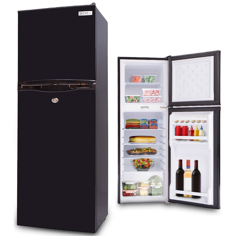 Gecko 142L Upright Portable Fridge Freezer – Black