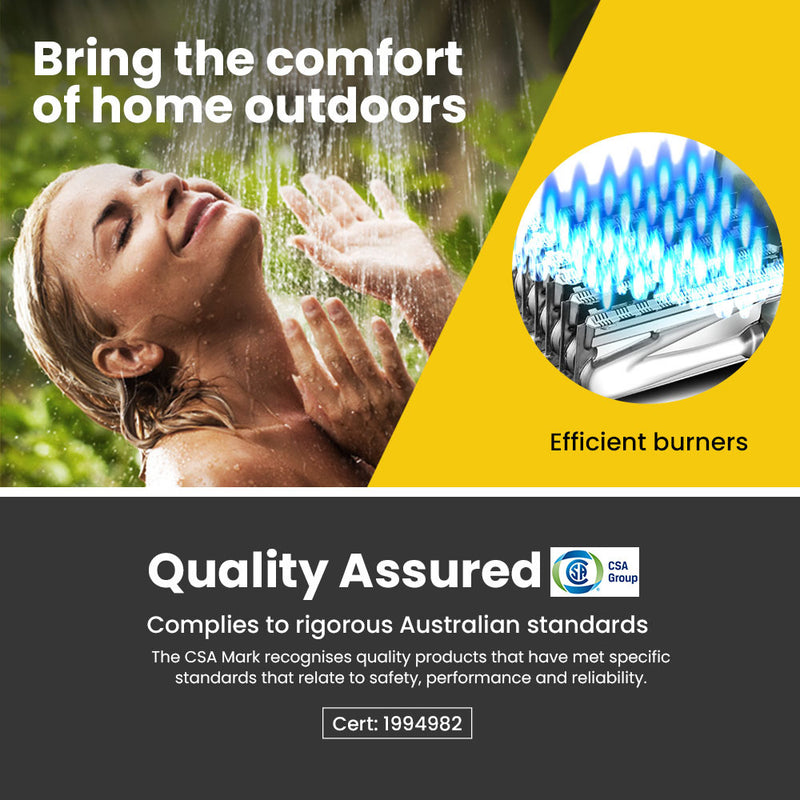 Thermomate Portable Gas Hot Water System – White