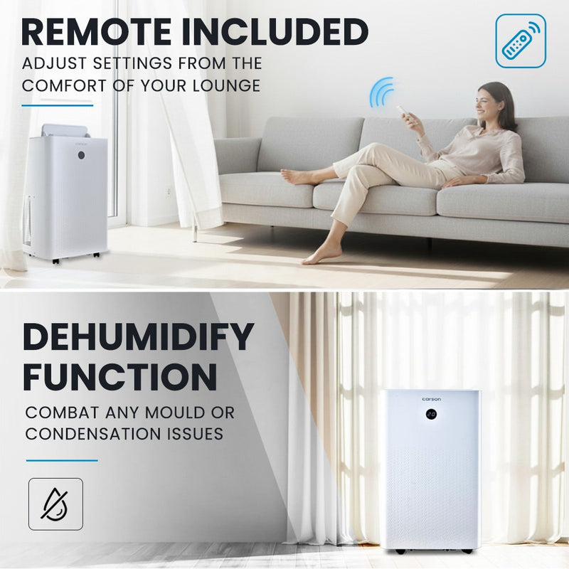 CARSON 3.5kW Air Conditioner & Dehumidifier
