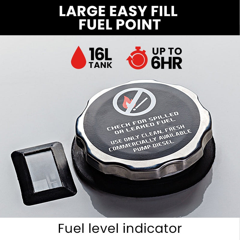 GENPOWER 8.4kW/6kW Single-Phase Diesel Generator (Key Start)