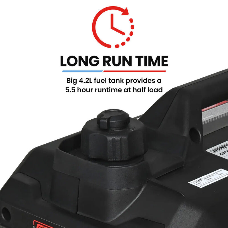 GENPOWER 2.3kW Peak 1.8kW Inverter Generator