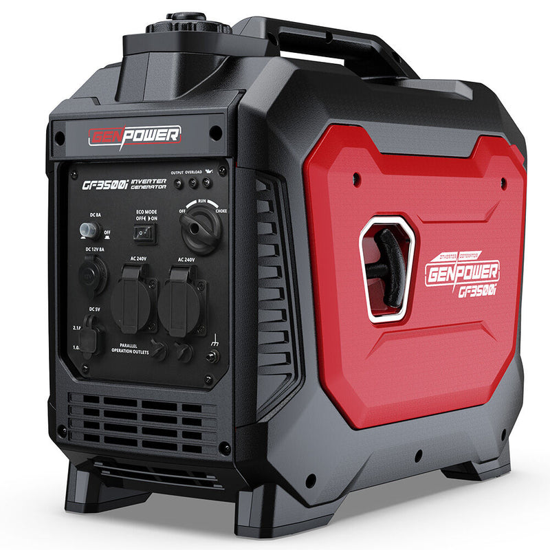 GENPOWER 3.5kW Peak 3kW Enclosed Inverter Generator