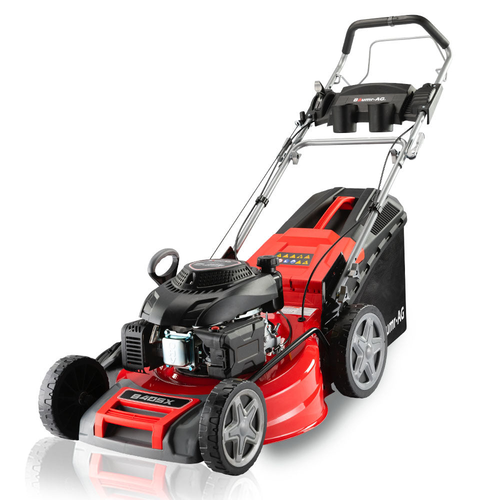 Baumr-AG 220CC 20" Petrol Lawn Mower – 4-in-1, Self-Propelled