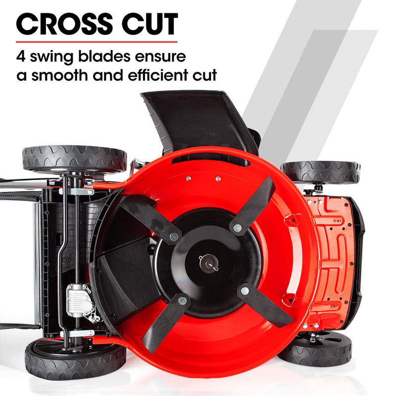 Baumr-AG 248CC 21" Petrol Lawn Mower – 4-in-1, Self-Propelled, E-Start