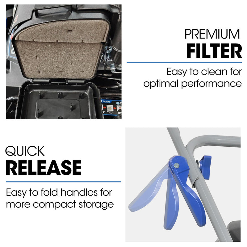 POWERBLADE 200CC Self-Propelled Lawn Mower 20" – E-Start, 4-Stroke