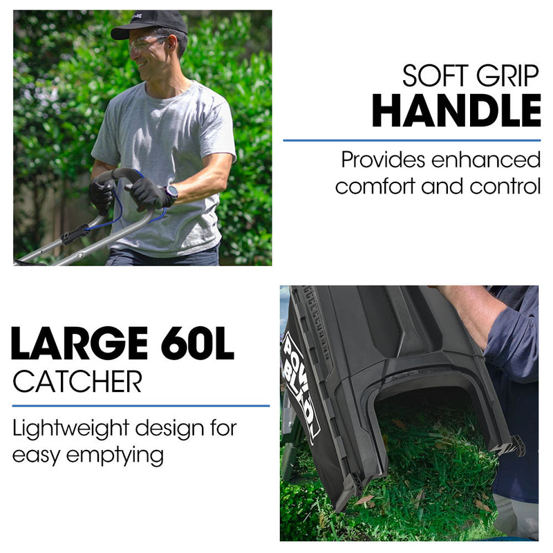 POWERBLADE 20" 200CC Petrol Lawn Mower – Self-Propelled, 4-Stroke