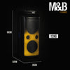 M&B 120W Splash-Proof Bluetooth Party Speaker with Mic