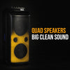 M&B 120W Splash-Proof Bluetooth Party Speaker with Mic