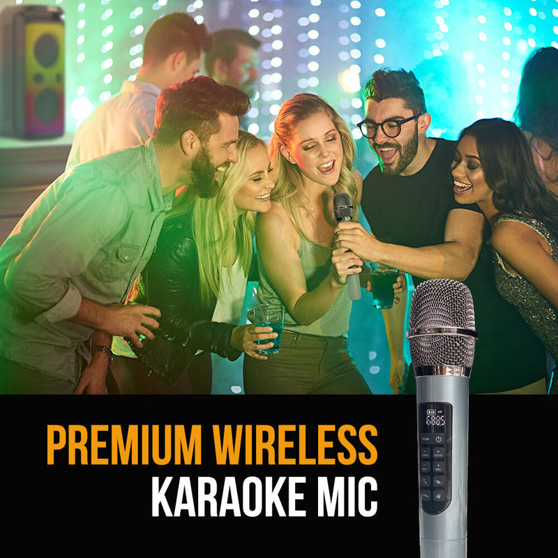 M&B 120W Splash-Proof Bluetooth Party Speaker with Mic
