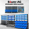 BAUMR-AG 39-Bin Floor Storage Rack – Blue Organiser System