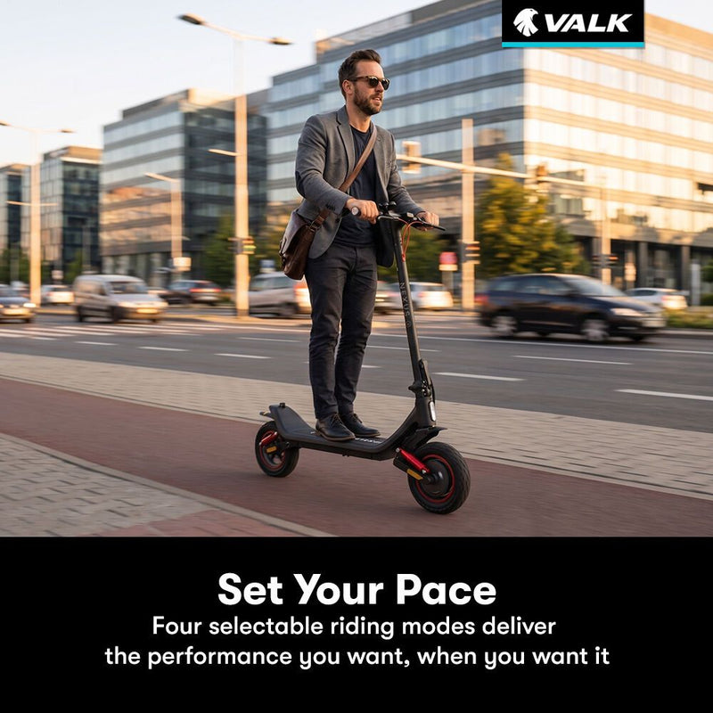 VALK Nexus 7 500W Electric Scooter 30km Range 10" Tyres
