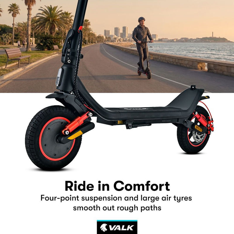 VALK Nexus 7 500W Electric Scooter 30km Range 10" Tyres