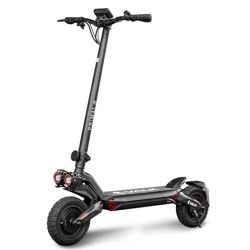 VALK Primal 9 Dual Motor Electric Scooter – 1600W, Black