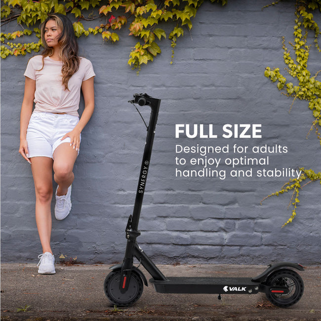 VALK Synergy 5 Electric Scooter 400W AU Compliant Adult eScooter Black