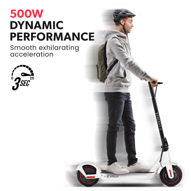 VALK Synergy 7 Electric Scooter 500W 15Ah White