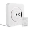 Tooleroo Wall-Mount CD Player Speaker – Bluetooth FM Radio (White)