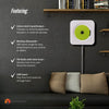 Tooleroo Wall-Mount CD Player Speaker – Bluetooth FM Radio (White)