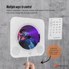 Tooleroo Wall-Mount CD Player Speaker – Bluetooth FM Radio (White)