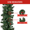 305cm Extra Long Christmas Garland with Berries