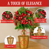 36cm Christmas Tabletop Topiary Tree