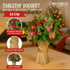 33cm Christmas Bouquet – Festive Tabletop Centrepiece