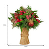 33cm Christmas Bouquet – Festive Tabletop Centrepiece