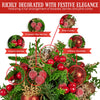 33cm Christmas Bouquet – Festive Tabletop Centrepiece
