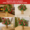 33cm Christmas Bouquet – Festive Tabletop Centrepiece