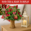 33cm Christmas Bouquet – Festive Tabletop Centrepiece