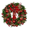 56cm Christmas Wreath – Festive Door & Wall