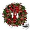 56cm Christmas Wreath – Festive Door & Wall