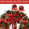 56cm Christmas Wreath – Festive Door & Wall