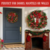 56cm Christmas Wreath – Festive Door & Wall
