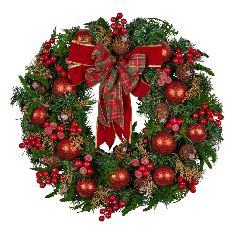 71cm Christmas Wreath – Pre-Festive Door & Wall