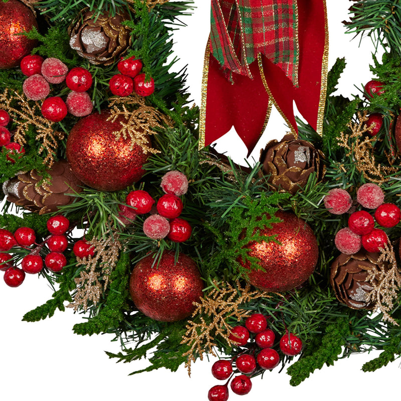 71cm Christmas Wreath – Pre-Festive Door & Wall