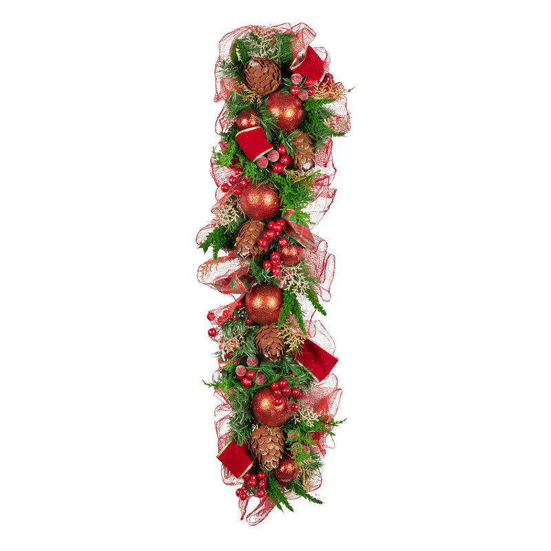100cm Christmas Garland – Festive Shelf or Banister