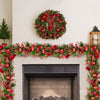 100cm Christmas Garland – Festive Shelf or Banister