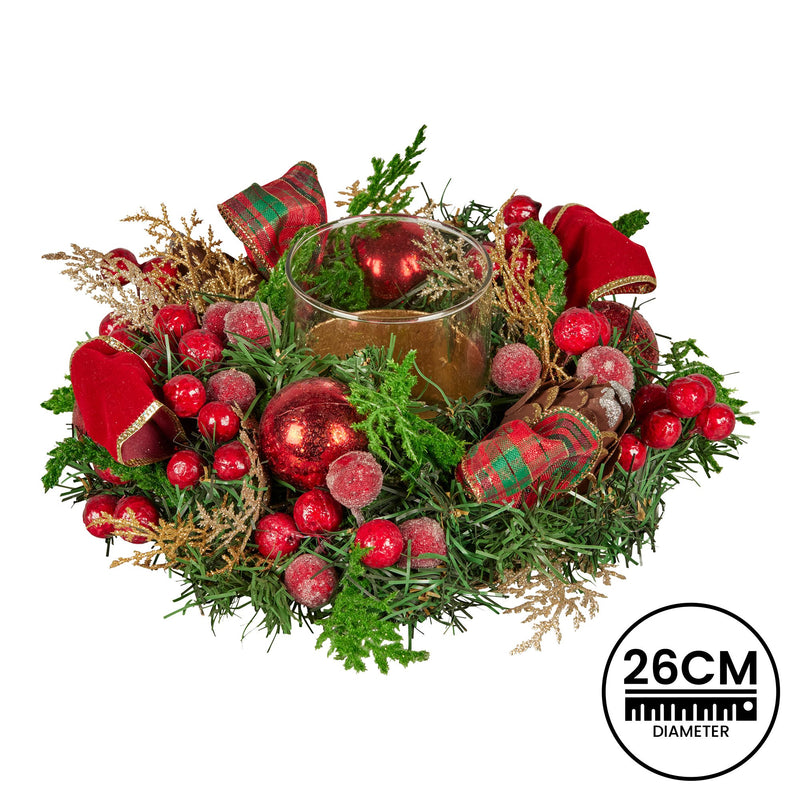 Christabelle 26cm Christmas Centrepiece