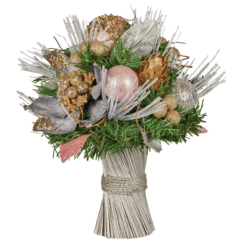 Christabelle 33cm Christmas Bouquet – Festive Floral Arrangement